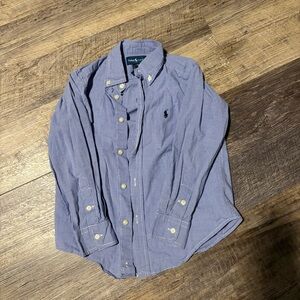 Ralph Lauren Kids Casual Blue Button Down Shirt
